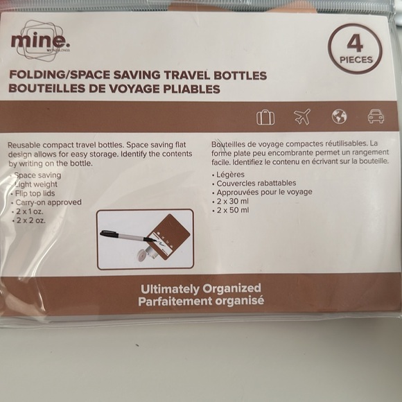 FOLDING/SPACE SAVING TRAVEL BOTTLE 👜 - Picture 2 of 2